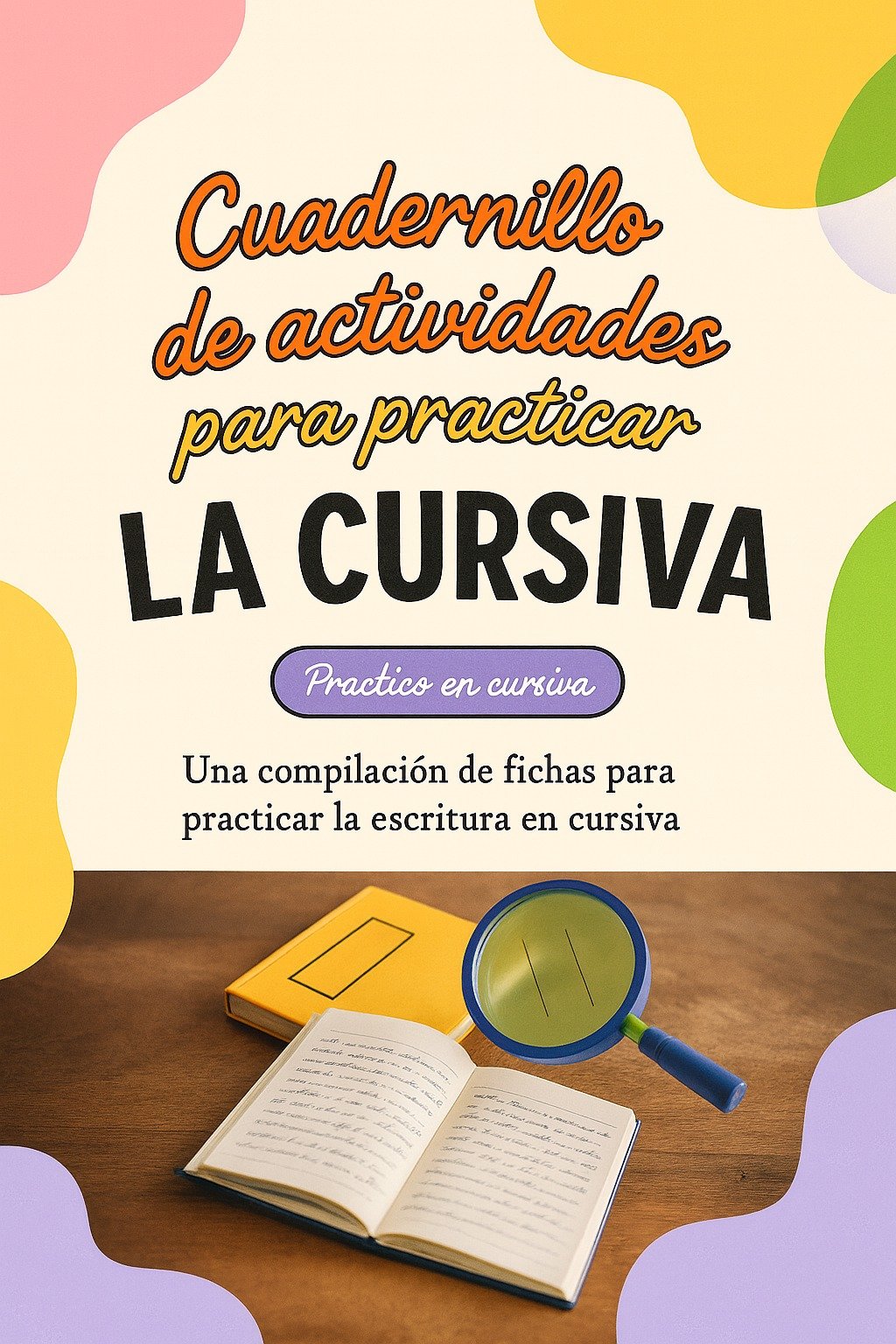 Portada del Cuadernillo de Actividades para Practicar la Cursiva